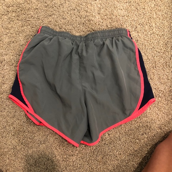 Grey/Pink/Navy Nike Athletic Shorts - Picture 2 of 3